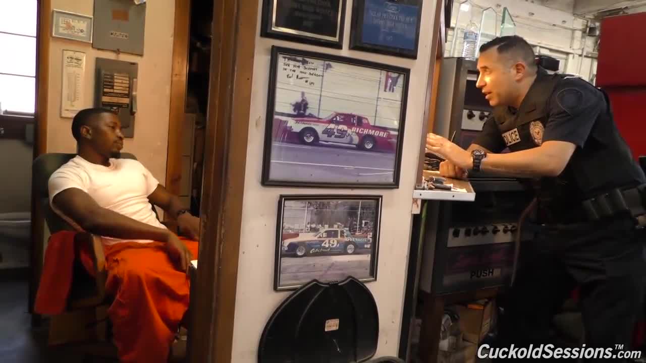 Watch Police officer shares his wife with black mechanics Porn Video - ePornSup.