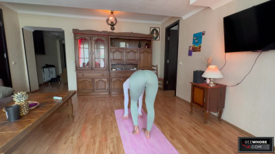 I helped my stepmother with stretching  she helped me relieve tension With