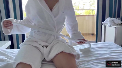 Paola slides back and forth on my fat dick She just loves doggystyle Big wh