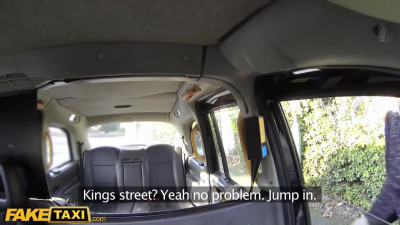 Dutch milf sucks huge cock of cab driver