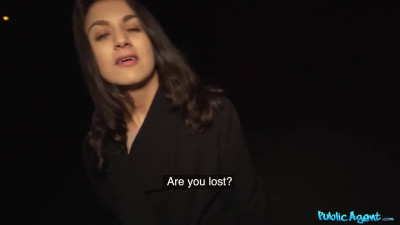 Lost Italian girl fucks in a hotel with a stranger