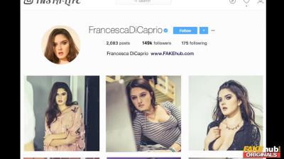 Licking every inch of Francesca