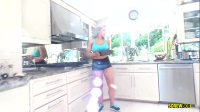 Lucky man fucks perfect housewife
