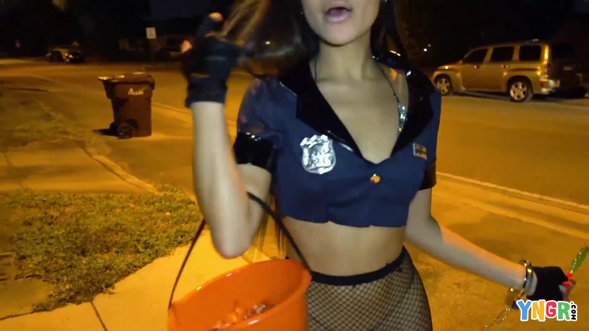 Watch Halloween with the hottest cop in town Porn Video - ePornSup.