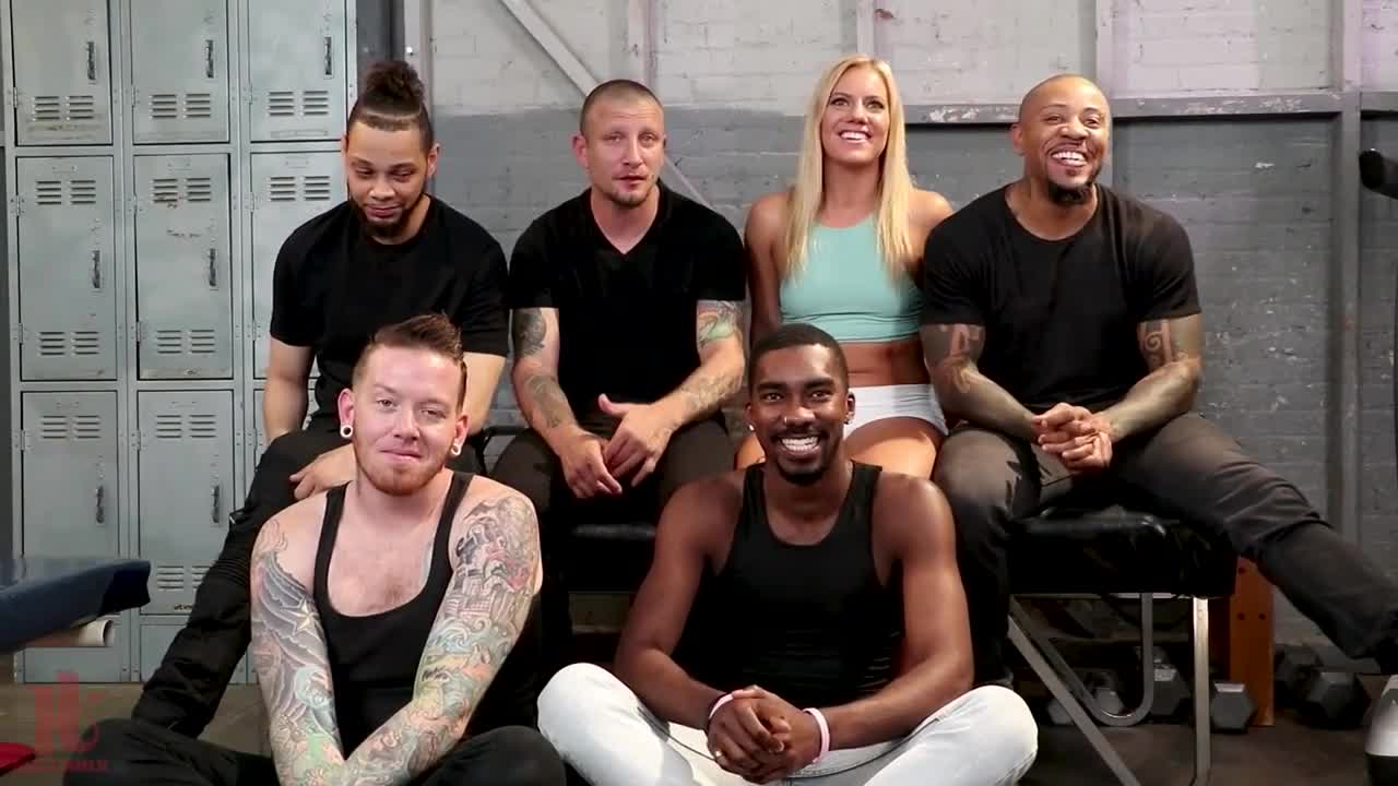 Watch Big ass blonde enjoys a wild gangbang Porn Video - ePornSup.
